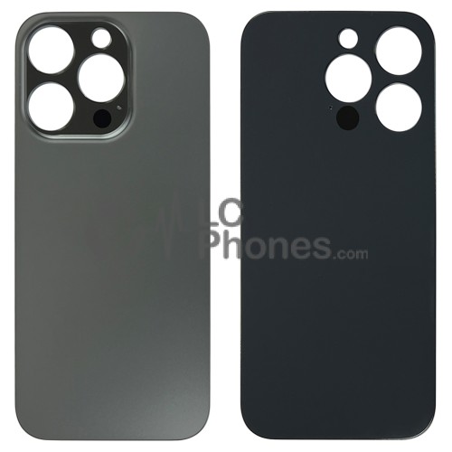 iPhone 14 Pro - Battery Cover with Big Camera Hole Black