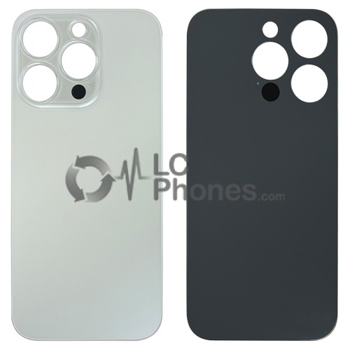 iPhone 14 Pro - Battery Cover with Big Camera Hole White