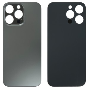 iPhone 14 Pro Max - Battery Cover with Big Camera Hole Black