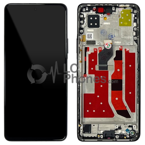 Huawei Nova 9 SE 4G 2022 JLN-LX1 - Full Front LCD Digitizer with Frame Black