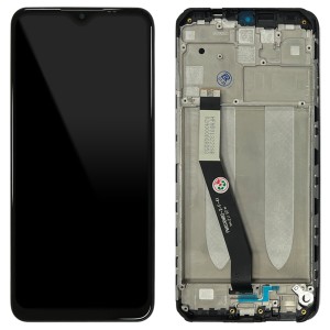 Xiaomi Redmi 9 M2004J19AG - Full Front LCD Digitizer with Frame Black