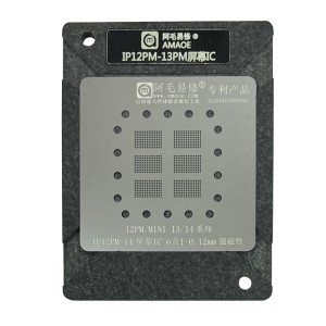 Amaoe  - 6-in-1 Screen IC BGA Reballing Stencil for iPhone 12 Mini / 12 Pro Max / 13 / 14