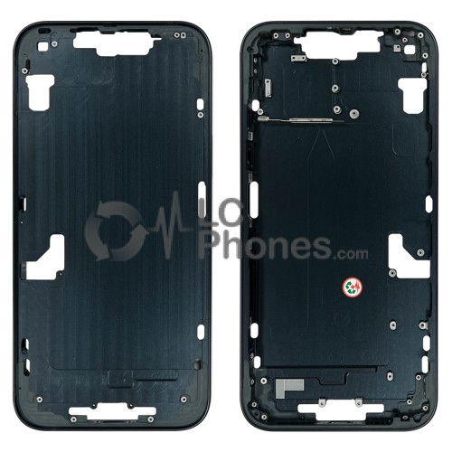 iPhone 14 Plus - Middle Housing Frame with Buttons Midnight