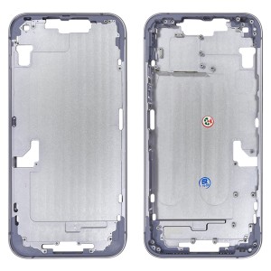 iPhone 14 Plus - Middle Housing Frame with Buttons Purple