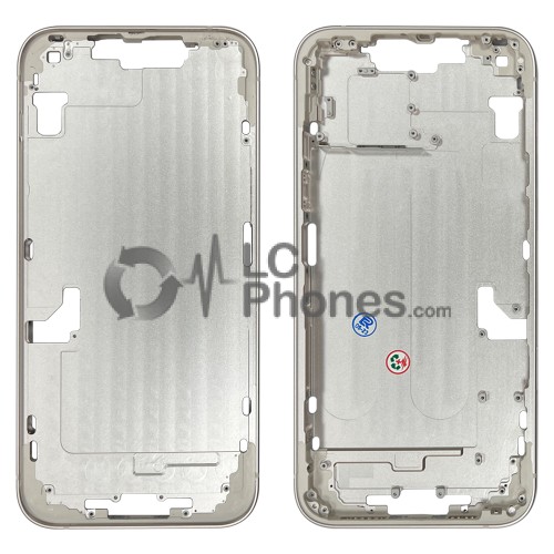 iPhone 14 Plus - Middle Housing Frame with Buttons Starlight