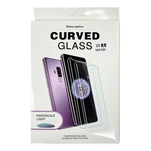 Samsung Galaxy S20+ G985 - NanoScale Liquid Full Glue 5D Tempered Glass With Install Kit & UV Light