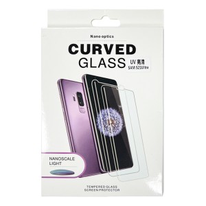 Samsung Galaxy S21 Ultra 5G G998 - NanoScale Liquid Full Glue 5D Tempered Glass With Install Kit & UV Light