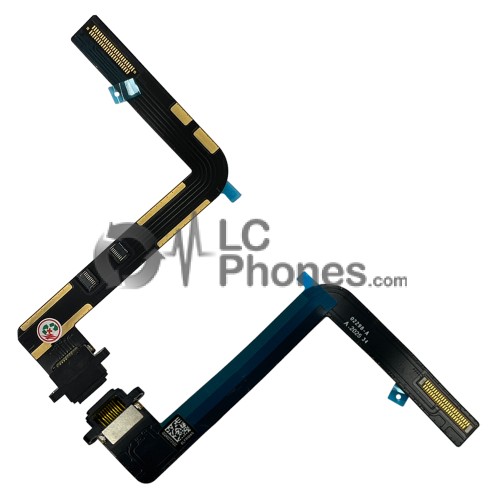 iPad 10.2 9th Gen (2021) A2602 A2604 - Dock Charging Connector Flex Black