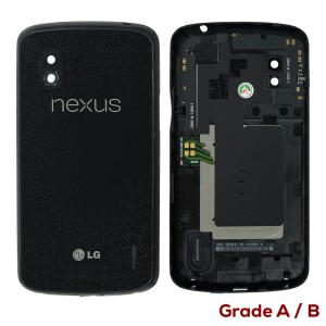 LG Nexus 4 E960 -  Back Housing Cover Black  Grade A/B