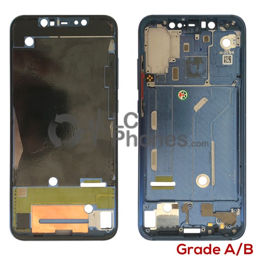 Xiaomi Mi 8 - LCD Frame Blue Grade A/B