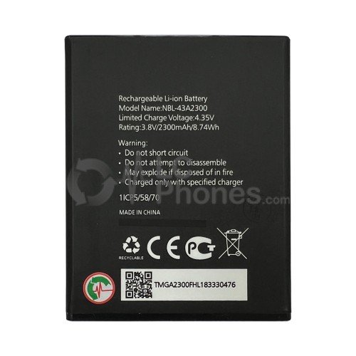 TP-Link Neffos C5s TP704A - Battery NBL-43A2300 2300mAh 8.74Wh