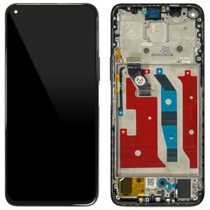 Huawei Nova 8i NEN-LX1 - Full Front LCD Digitizer with Frame Black