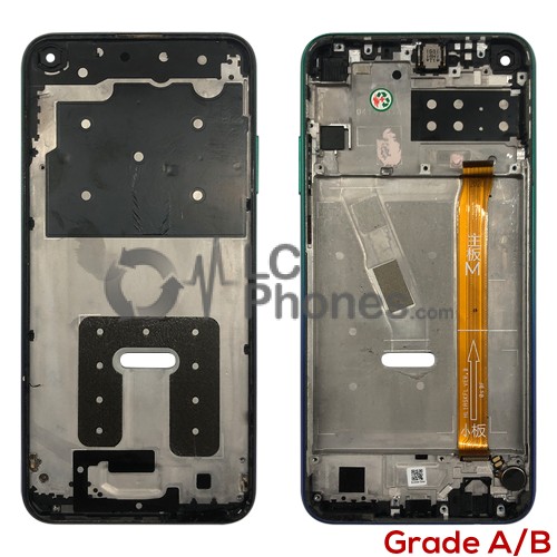 Huawei P40 Lite E - LCD Frame Aurora Blue Grade A/B