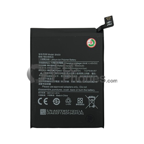 Xiaomi Redmi Note 10 / Redmi Note 10S - Battery BN59 5000mAh 19.3Wh