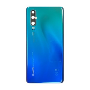 Huawei P30 - Battery Cover with Camera Lens and Adhesive Aurora Blue 