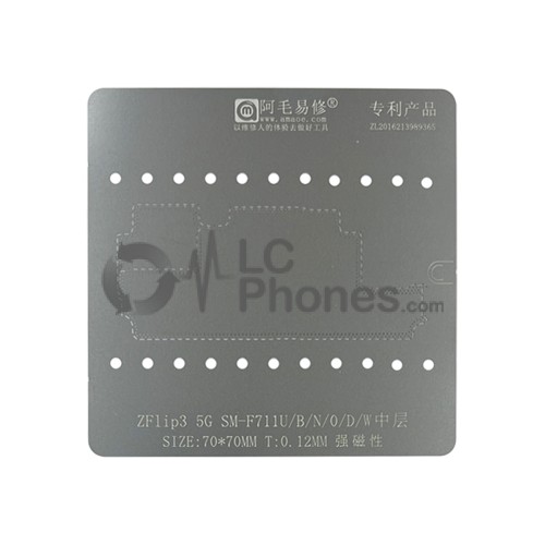 Amaoe - Interposer Reballing Stencil Template for Samsung Galaxy Z Flip3 5G F711