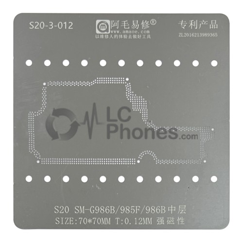 Amaoe - Interposer Reballing Stencil Template for Samsung Galaxy Z Flip F700