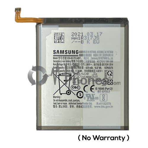 Samsung Galaxy S20 FE G780 / S20 FE 5G G781 / A52 A525 / A52 5G A526 / A52s 5G A528 - (Original Used) Battery EB-BG781ABY 4500mAh 17.37Wh (No Warranty)