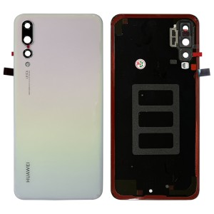 Huawei P20 Pro - OEM Battery Cover With Adhesive & Camera Lens Pearl White