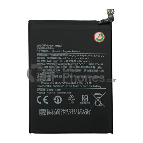 Xiaomi Redmi Note 10 5G - Battery BN5A 5000mAh 19.3Wh