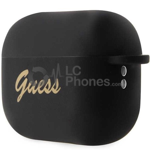 AirPods Pro 2 - Guess Silicone Charm Heart Collection Case Black