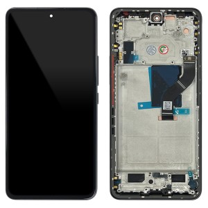 Xiaomi 12 Lite 2203129G - Full Front LCD Digitizer with Frame Black 