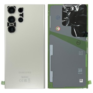 Samsung Galaxy S23 Ultra 5G S918 - Battery Cover with Camera Lens and Adhesive Cream 