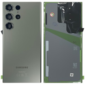 Samsung Galaxy S23 Ultra 5G S918 - Battery Cover with Camera Lens and Adhesive Green 