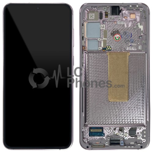 Samsung Galaxy S23+ S916 - Full Front LCD Digitizer with Frame Lavender < Service Pack >