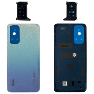 Xiaomi Redmi Note 11 2201117TG, 2201117TI, 2201117TY, 2201117TL - Battery Cover with Camera Lens and Adhesive Twilight Blue