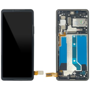 Sony Xperia 10 IV - Full Front LCD Digitizer with Frame Black 