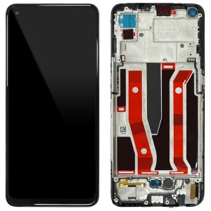 OPPO A94 5G CPH2211 / A95 5G PELM00 / Reno5 Z CPH2211 / F19 Pro CPH2285 - Full Front LCD Digitizer with Frame Black 