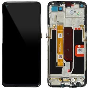 OPPO A74 5G CPH2197 CPH2263 / A54 5G CPH2195 - Full Front LCD Digitizer with Frame Black 