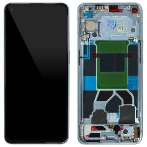 Oppo Reno6 CPH2235 / Reno6 5G CPH2251 - Full Front LCD Digitizer with Frame Artic Blue 