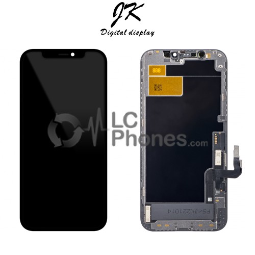 iPhone 12 / 12 Pro - JK Full Front LCD Digitizer Black In-Cell