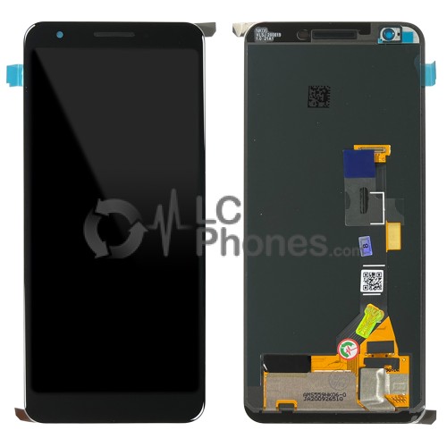 Google Pixel 3a - Full Front LCD Digitizer Black < Service Pack >