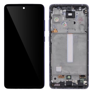 Samsung Galaxy A52 A525 / A52 5G A526 - Full Front LCD Digitizer With Frame Awesome Violet 