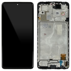 Xiaomi Redmi Note 10 Pro - Full Front LCD Digitizer with Frame Onyx Gray 