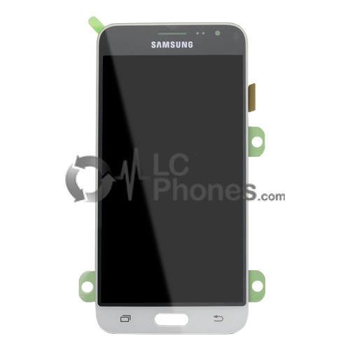 Samsung Galaxy J3 2016 J320F - Full Front LCD Digitizer White < Service Pack >