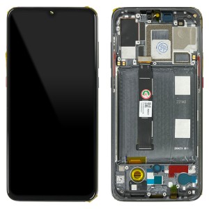 Xiaomi Mi 9 - Full Front LCD Digitizer with Frame Black 