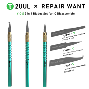 2UUL - Y-C-S 3 in 1 Blades Set for IC Disassemble