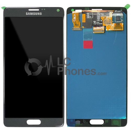 Samsung Note 4 N910F - Full Front LCD Digitizer Black < Service Pack >