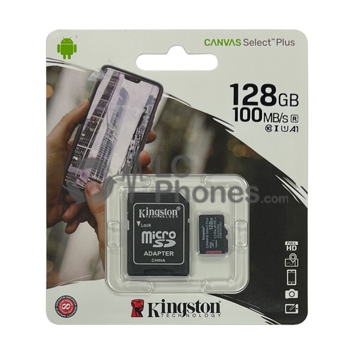 Kingston SDCS2 - Canvas Select Plus Micro SD Card 128 GB