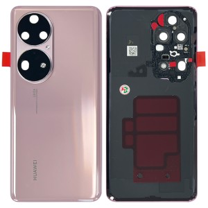 Huawei P50 Pro - Battery Cover with Camera Lens and Adhesive Charm Pink