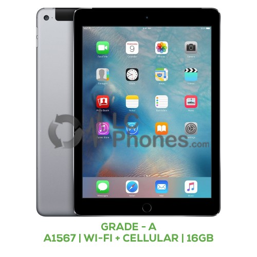 iPad Air 2 A1567 Wi-Fi + Cellular 16GB Grade A