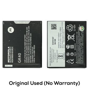 Motorola Moto G5 XT1676 / Moto G4 Play XT1607 / Moto E3 XT1700 -  Battery GK40 2800mAh 10.6Wh (No Warranty)