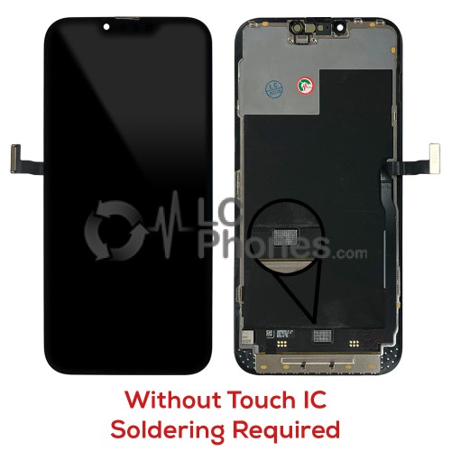 iPhone 13 Pro Max - Full Front OLED Display Digitizer without Touch IC (Original Remaded) Black