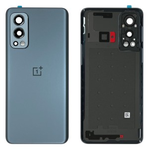 OnePlus Nord 2 5G DN2101 - Battery Cover with Camera Lens and Adhesive Gray Sierra