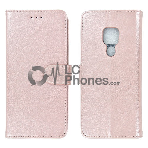 Huawei Mate 20 - MOCCA Leather Elegant Wallet Case Pink