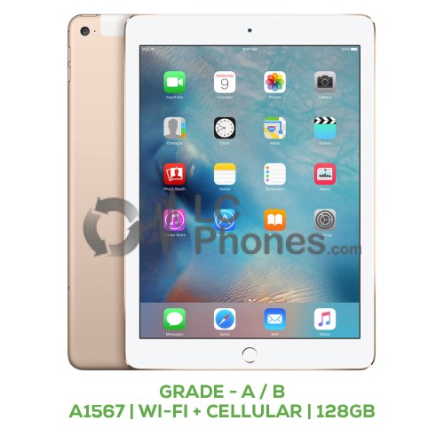 iPad Air 2 A1567 Wi-Fi + Cellular 128GB Grade A / B